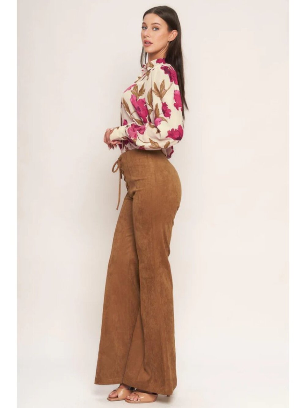 Wild Honey Faux Suede Pants - Picture 2 of 5